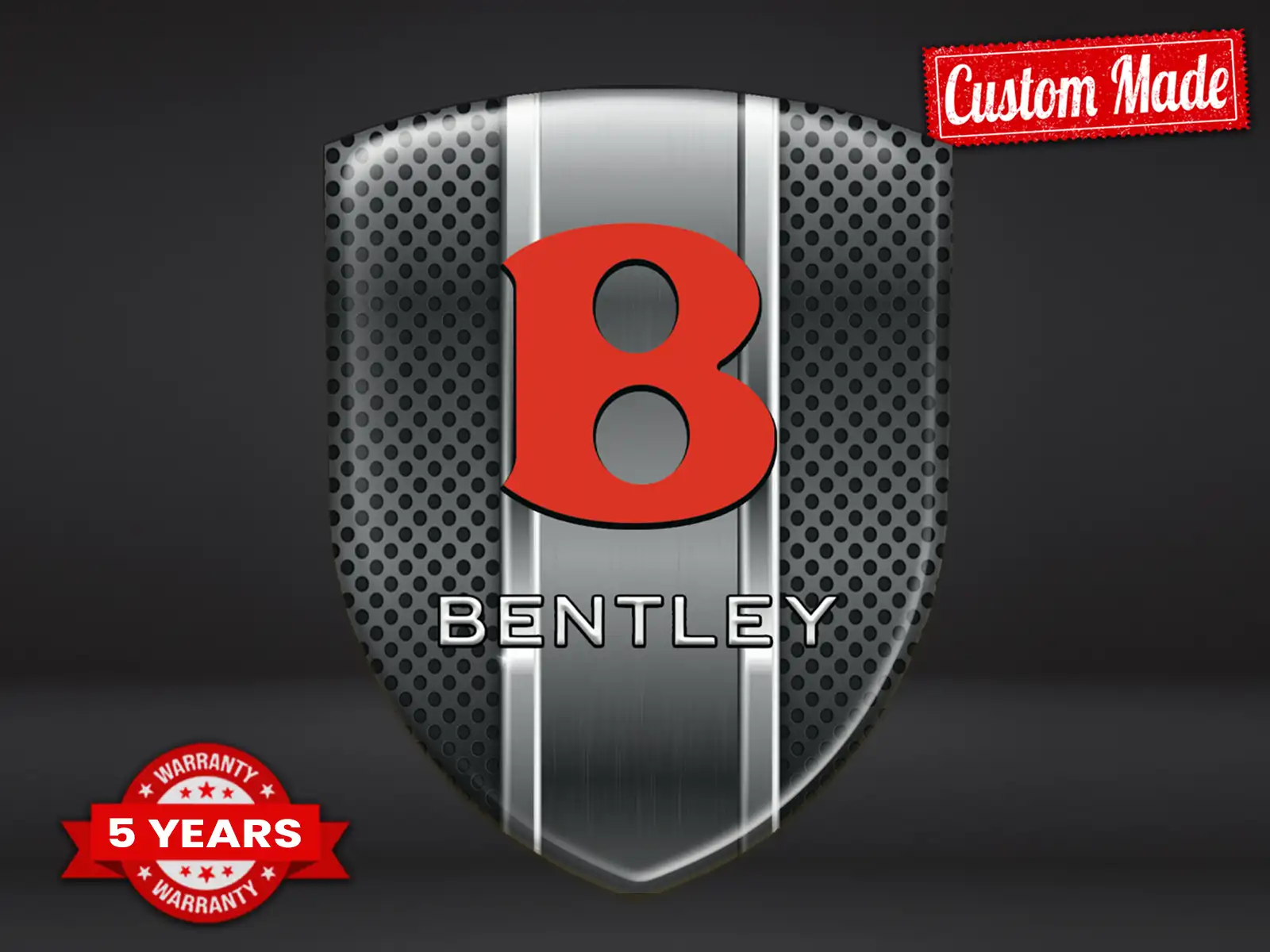 Bentley Stickers Dôme Look Exclusif Dôme Supérieur Perso